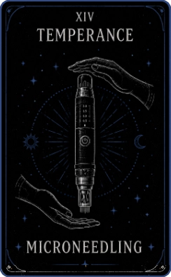Microneedling tarot card