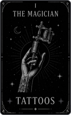 Tattoos tarot card